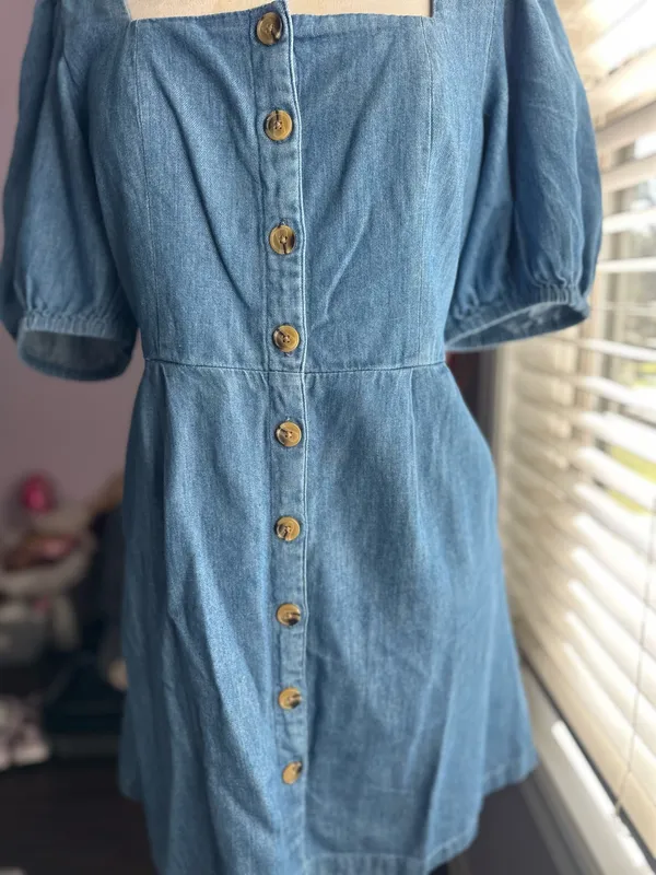 Old Navy Mini Dress Blue - Image 3
