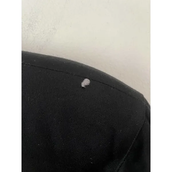 Pearl C Black 100% Pure Wool Long V Neck Button Front Vintage Blazer Jacket Sz 8 - Image 5