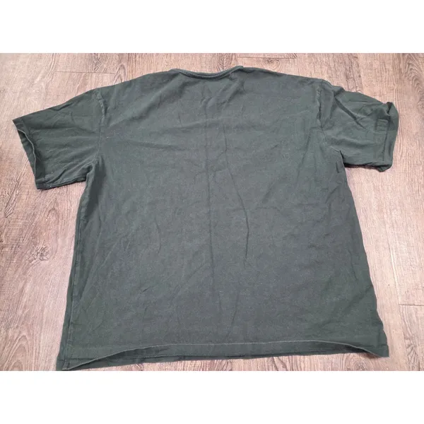 White Fox Australia Genuine HAPPY TO BE HERE Green Tshirt Oversized Small Medium - Image 5