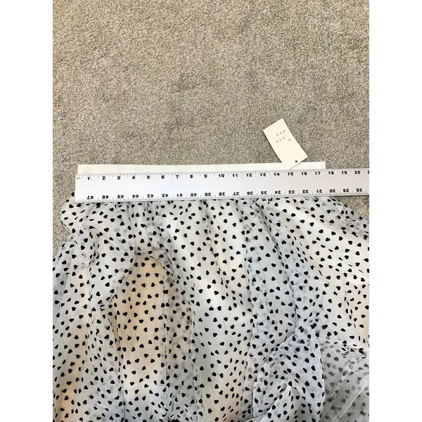 A New Day large tulle midi A line skirt velvet heart SK2 3391 - Image 5