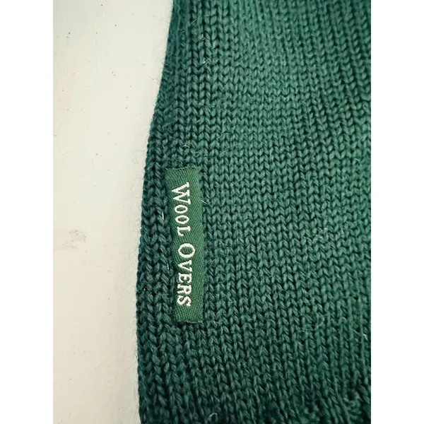 Woolovers Sweater Womens Small Green 100% British Wool‎ Classic Preppy Pullover - Image 5