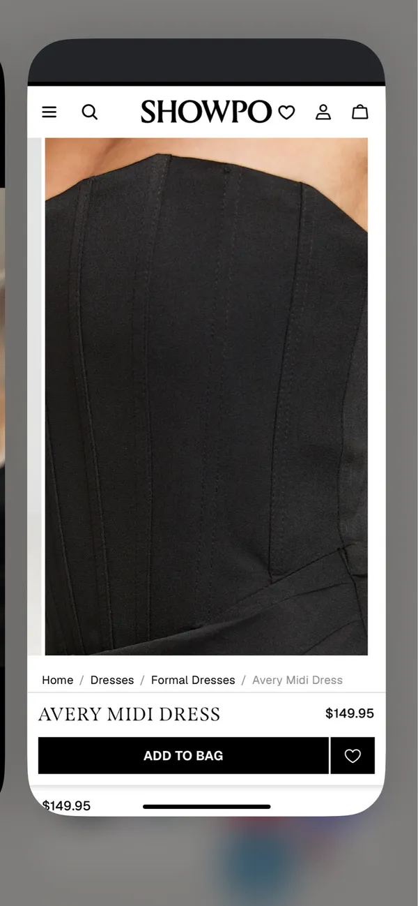 Showpo New Avery Midi Black Dress 14 XL - Image 6