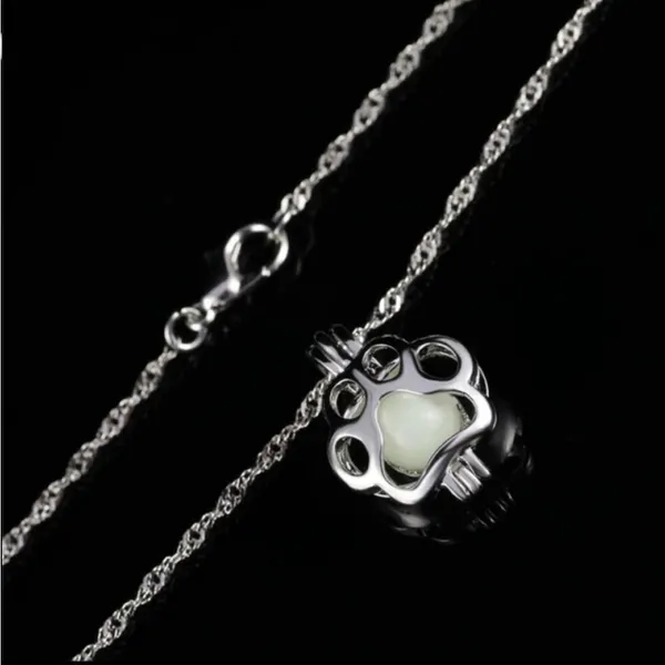 NWT Fashion Jewelry Paw Print Necklace - Image 3