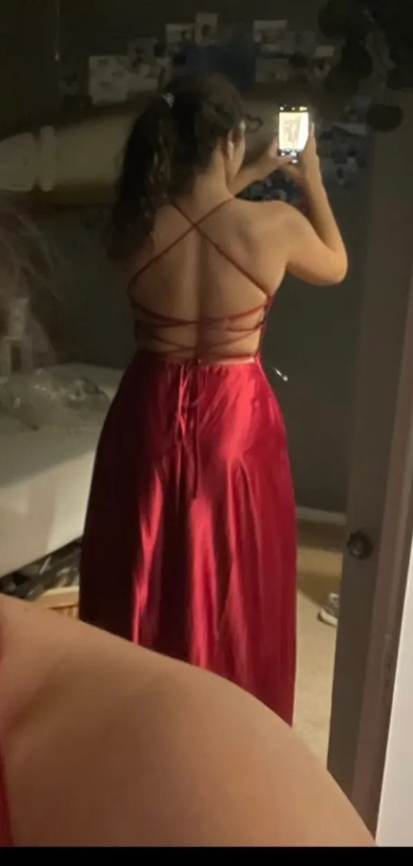 Dillard's Silk Formal Dress - Image 2