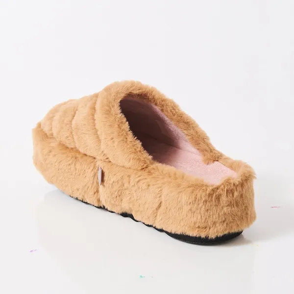 NWOT Free People - It’s A Vibe Platform Slippers Teddy Tan – Size 10 - Image 8