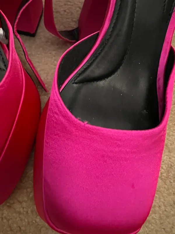 Bershka Platform Pink Heels - Image 5