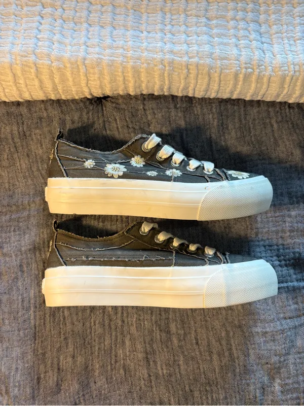 grey Blowfish Malibu Sadie-Sun Platform Sneaker size 7.5 - Image 4