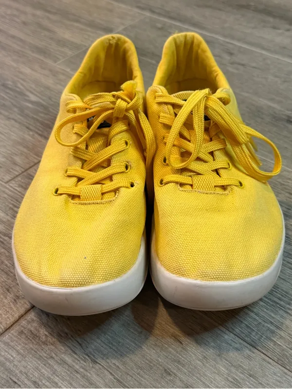 NOBULL Canvas Unisex Trainer Sneaker Yellow Lifting Gym W's Size 9 M's Size 8 - Image 3