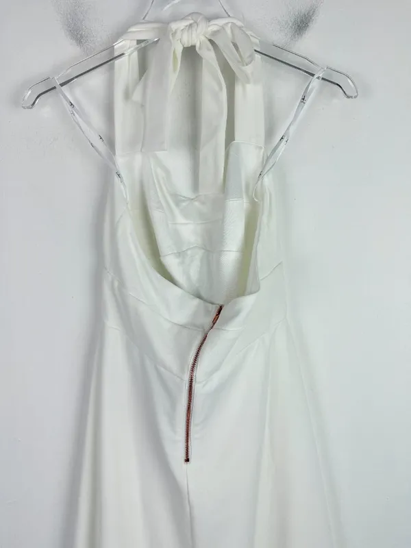 NWT Lulus This is Bliss White Halter Midi Dress Size Small S NEW - Image 8