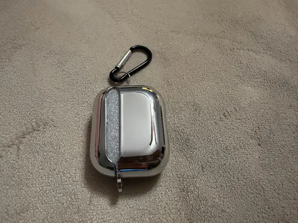 AirPods Pro case cover Silver - Image 2