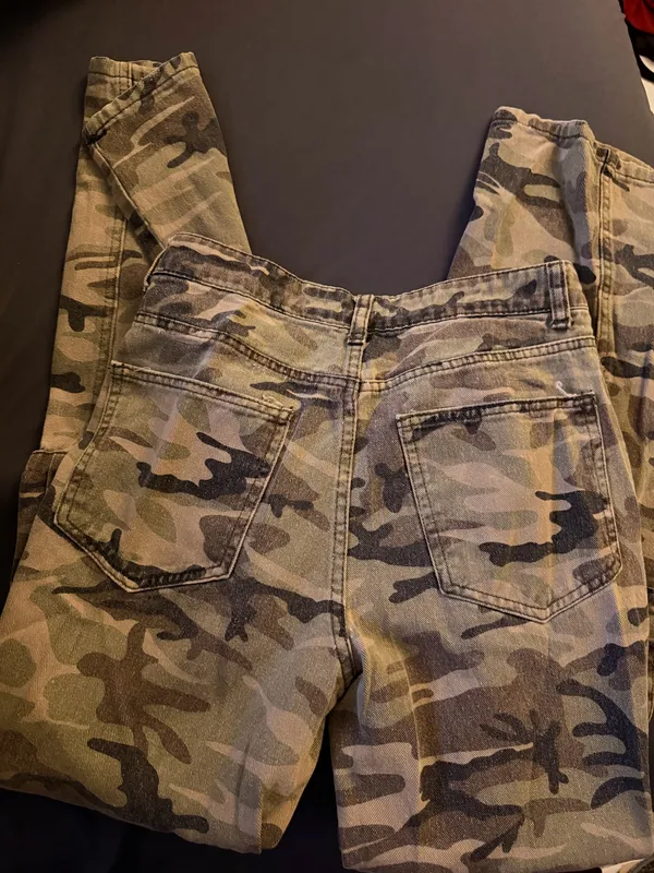 Green Camo Denim Jeans - Image 2