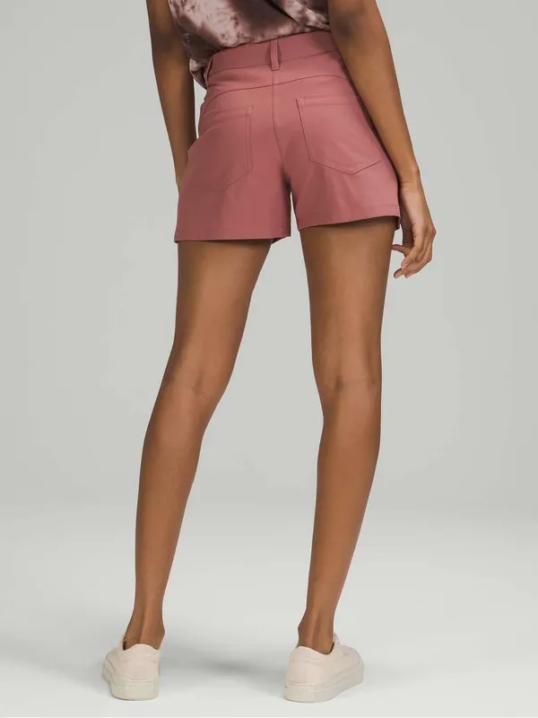 NWOT Lululemon Spiced Chai City Sleek 5 Pocket High-Rise Short 4" Size 29 - Image 2