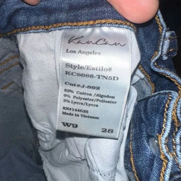 Kancan 28/9 distressed stretchy normcore jeans - Image 2