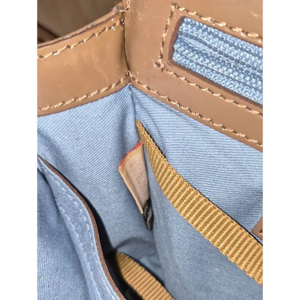 Dooney & Bourke Taupe Patent Crossbody Bag - Image 9
