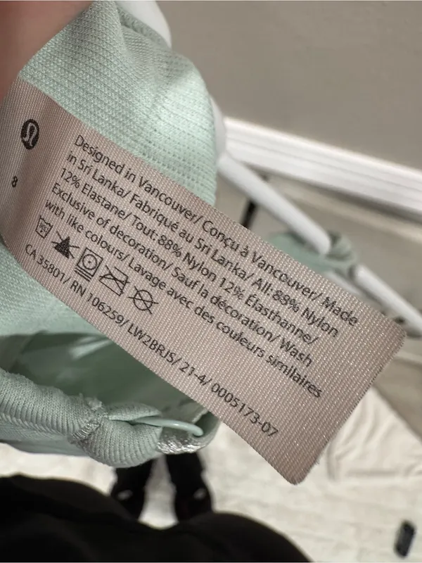 Lululemon Ebb to Street Bra Delicate Mint - Image 7