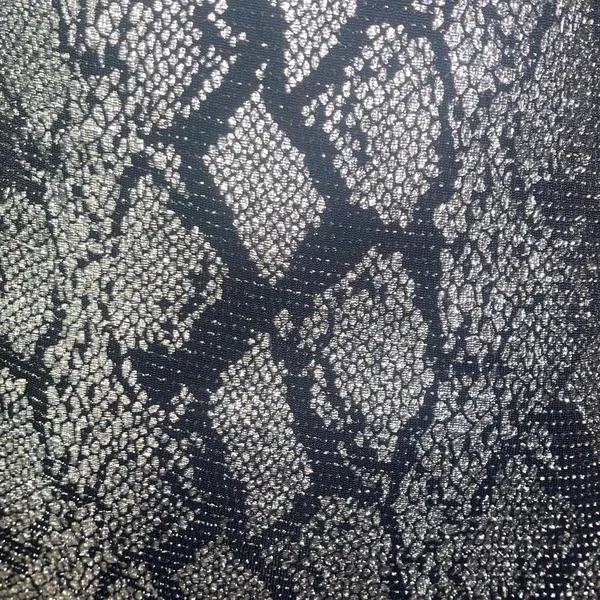 Windsor silver black snakeskin mini dress woman’s medium STRETCHY! - Image 4