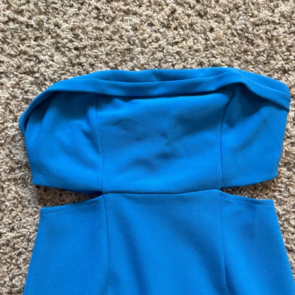 Princess Polly Alaska Strapless Mini Dress in Blue Size Women’s 4 - Small - Image 3