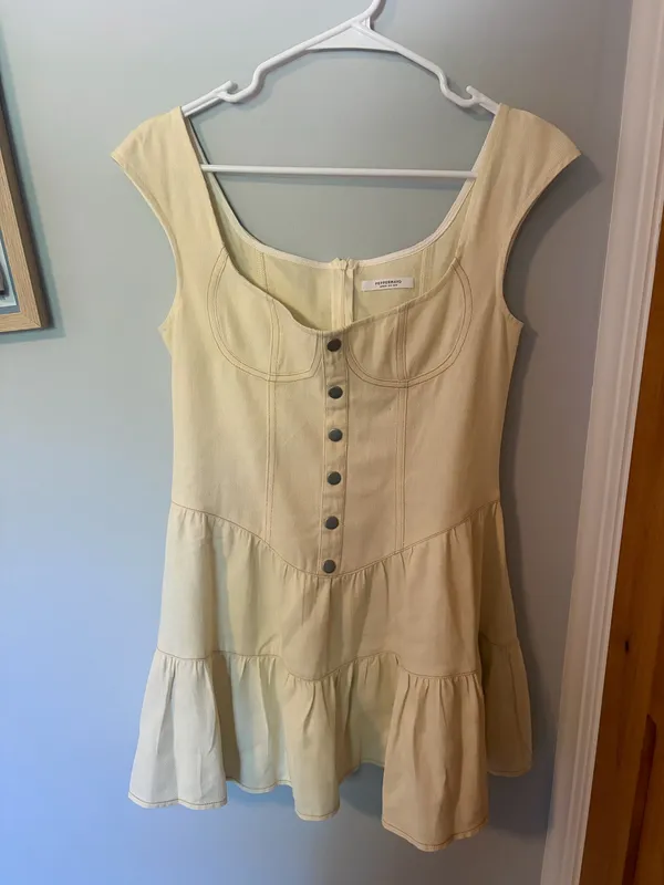 Peppermayo Dress Isabella Denim Bustier Dress - Image 3