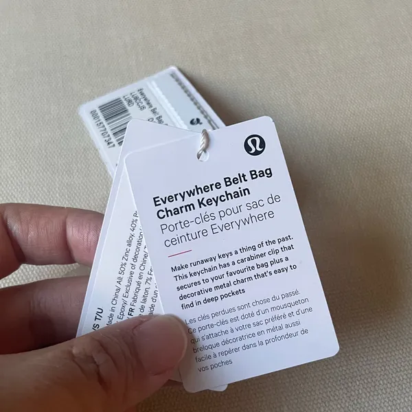 Lululemon Everywhere Belt Bag Charm Keychain - Lululemon Red - Image 6