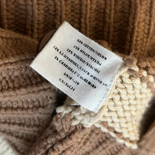 Anthropologie Sparrow Hopi Basket Button Front Cardigan Sweater Size Medium‎ - Image 6