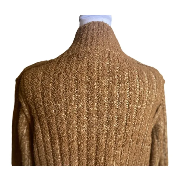 Steve Madden Mock Neck Sweater Womens Medium Brown New Ribbed - Image 9