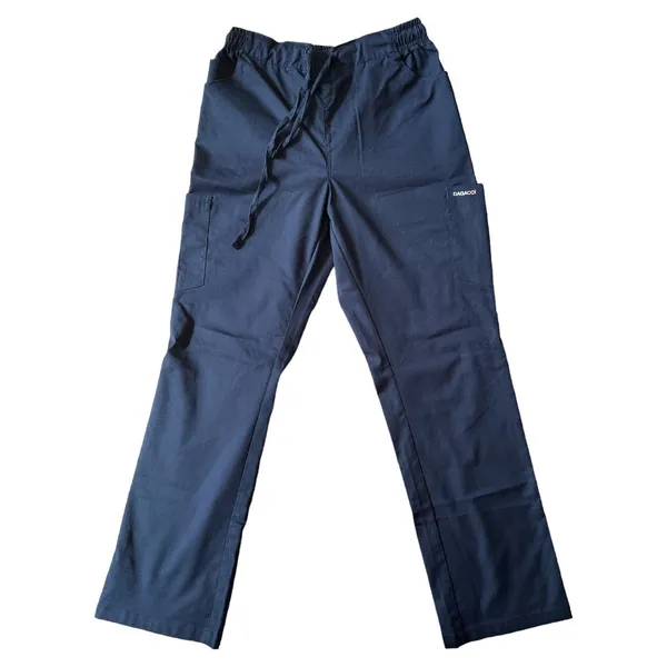 DAGACCI Navy Scrubs Top and Pants Set, Small Blue Size M - Image 5