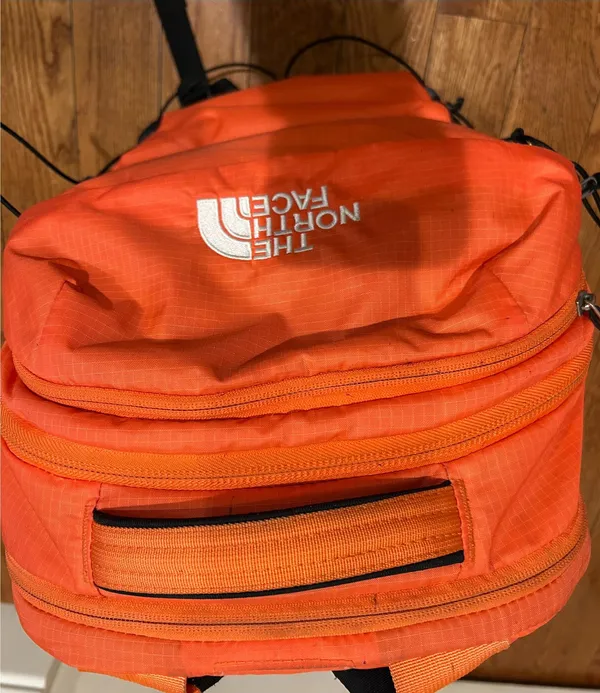 The North Face Borealis Backpack - Vibrant Orange & Black (Excellent Condition) - Image 12