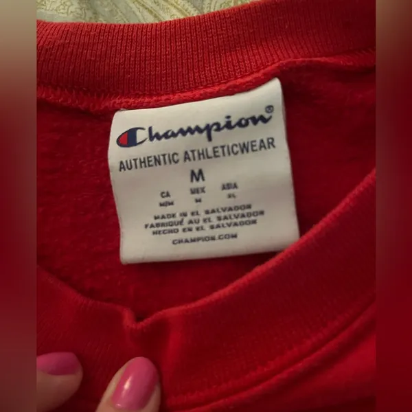 Champion Red Crew Neck - Image 2