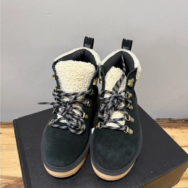 New Sorel Hi‎ Line Hiker Cozy Lace Up Boots Size 6 - Image 9