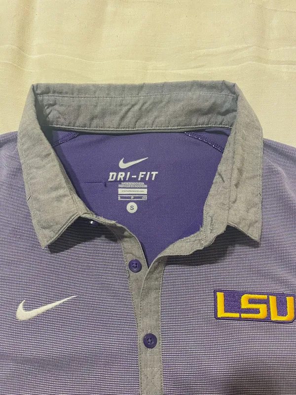 Nike LSU Dri-Fit Polo Shirt - Image 2