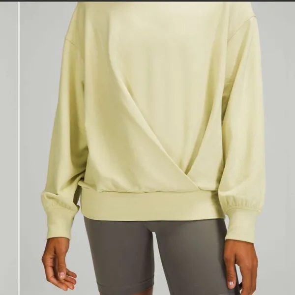 Lululemon Pleated Modal Fleece Pullover
Dew Green - Image 3