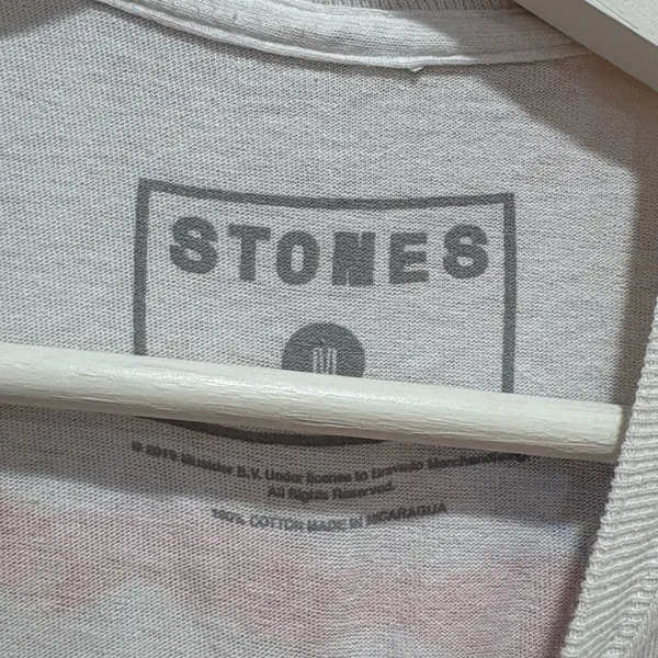 The Rolling Stones White Size Medium Long-Sleeve Shirt. - Image 3