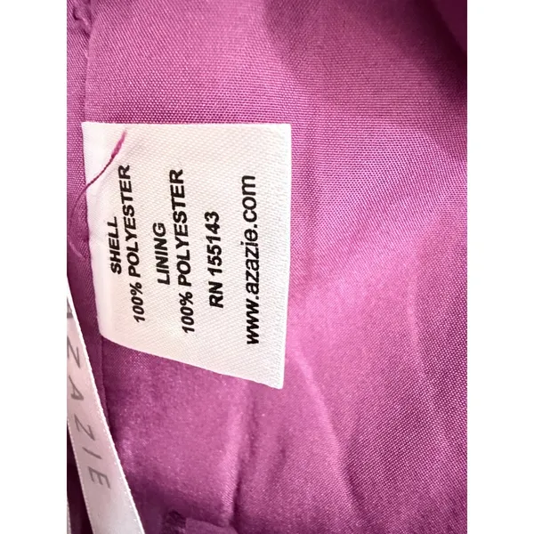 Azazie Marge Mulberry A-Line Scoop Lace Chiffon Dress A6‎ - Image 13