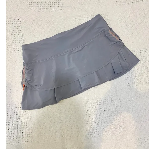Lucky in Love Spark Ruche large tennis active boy short lined skirt SK2 3355 - Image 10