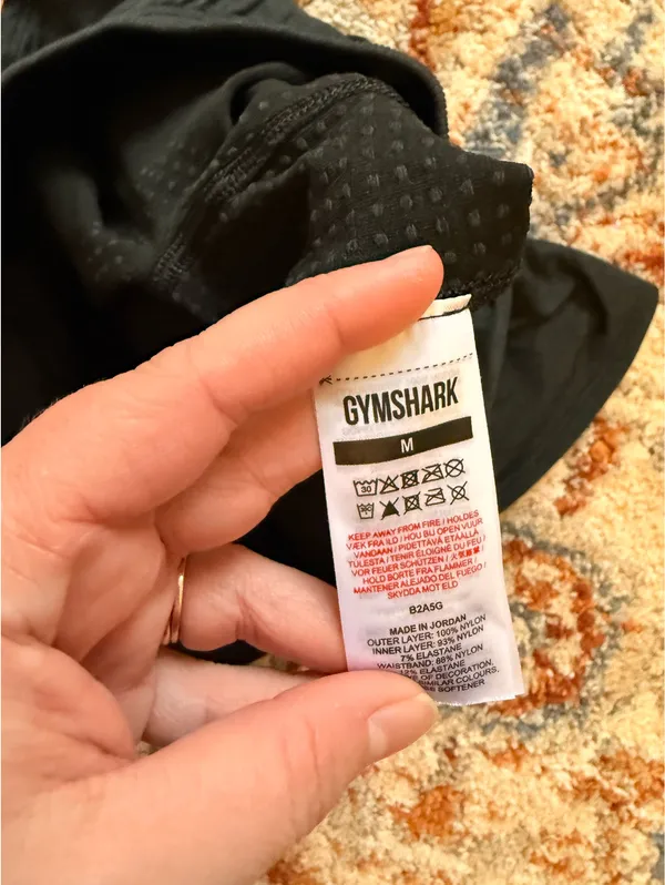 Gymshark Vital 2-in-1 Shorts, Black Marl - Image 3
