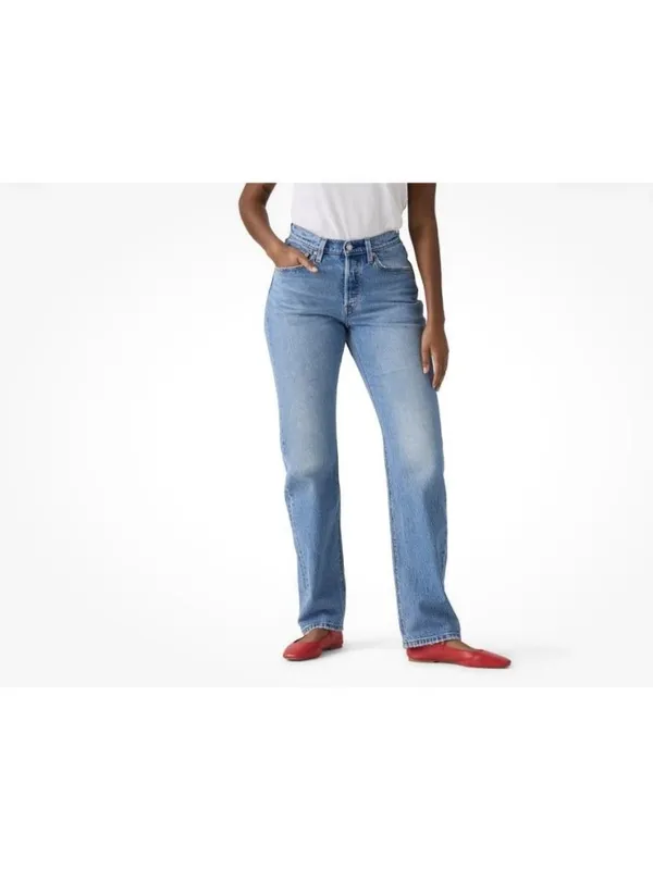 Levi’s Women 501 Size 28x28 Curve Button Closure Denim Jeans. New With Tags - Image 5