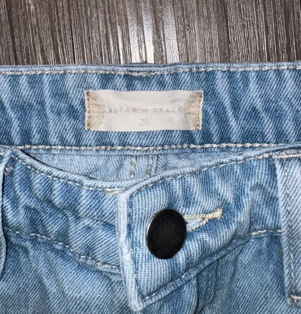Altar’d State Wide Leg Ripped Jeans - Image 3
