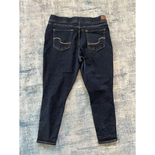 Levi's Levi Strauss Signature Dark Wash Totally Shaping Pull On Skinny Jeans 34 x 28 - Image 2