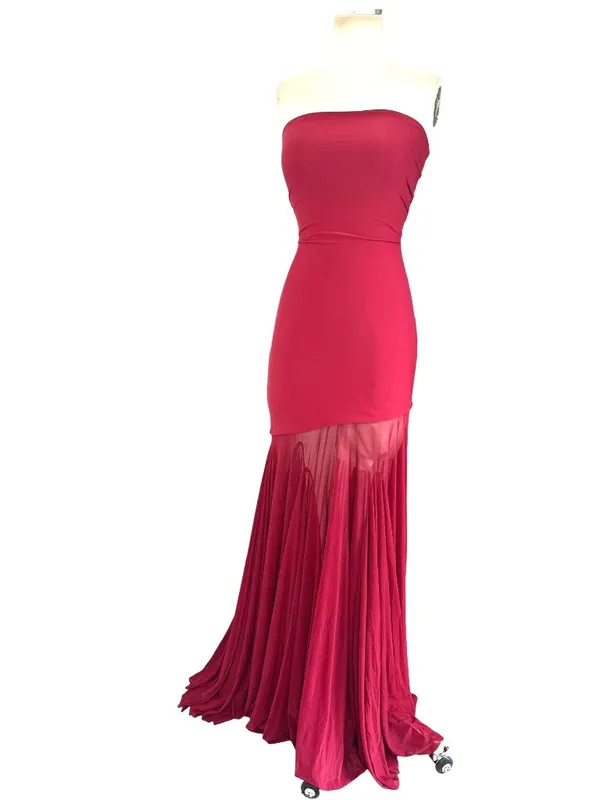 Deme by Gabriella Dahlia Gown in Maroon Small New Womens Maxi Long dress - Image 4