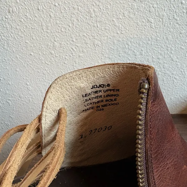 Freebird by Steven Jojo Brown Leather Ankle Boots - Image 7