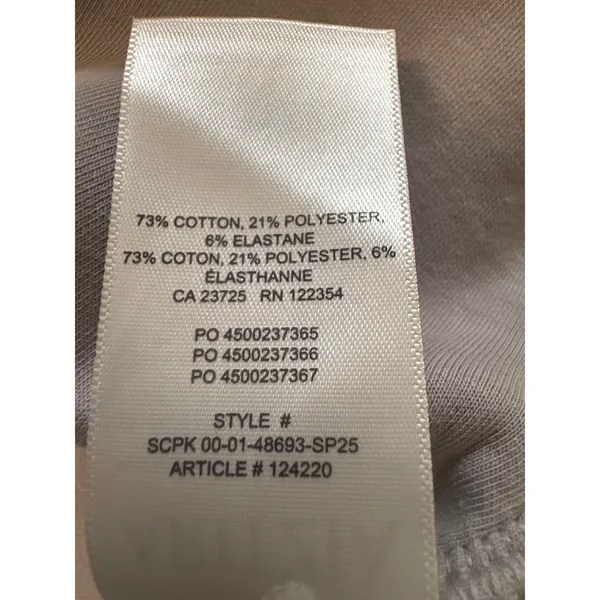The Group by Aritzia Aro T-shirt Grey Short Sleeve Oversized‎ Side Slits Size 2 - Image 8