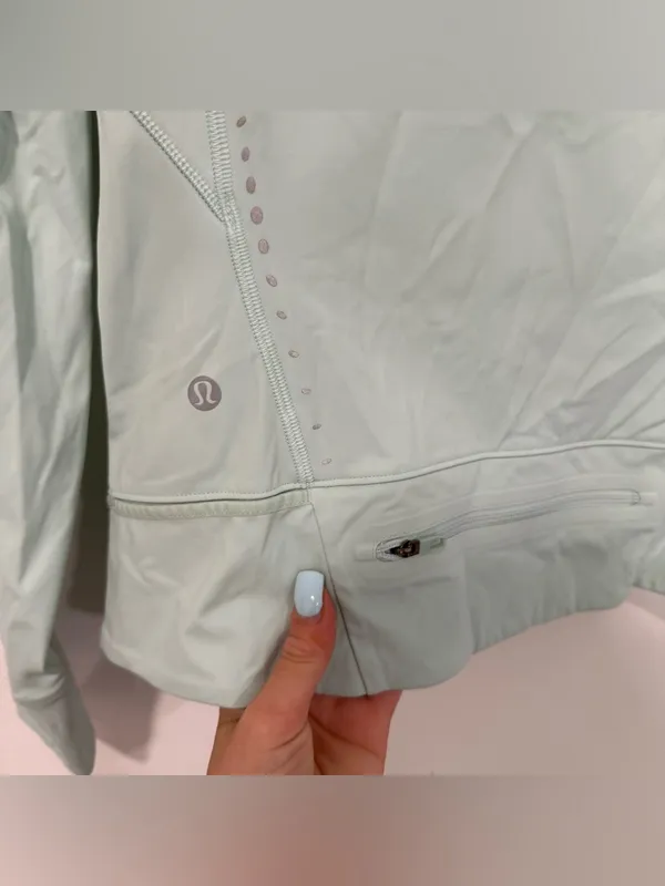 Lululemon Nulux UVP Run Jacket in Delicate Mint 8 - Image 7