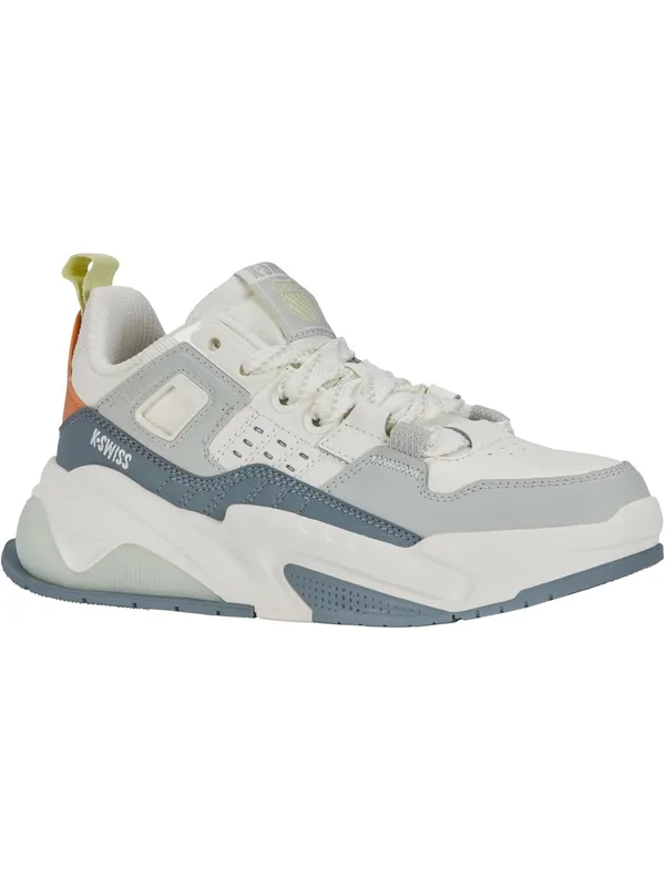 K-Swiss Multi-Accent Chunky Sneaker in White, Blue, Gray & Orange - Image 2
