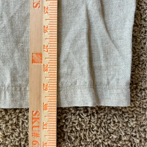 Ann Taylor Women's Small 100% linen natural beige skirt midi slit‎ - Image 7
