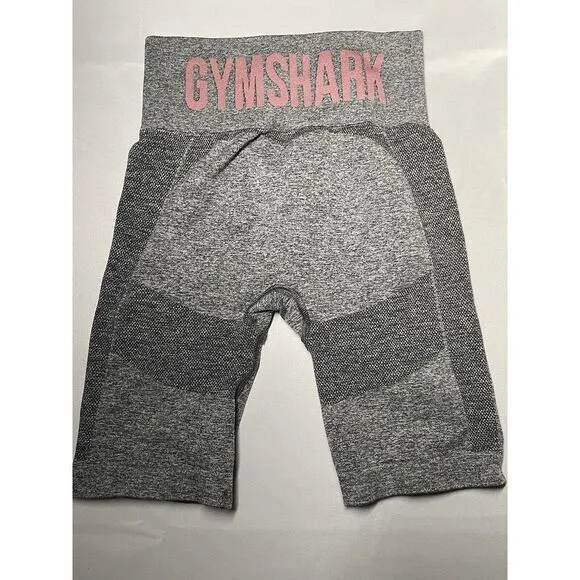 Gymshark‎ Seamless Cycling Shorts Womens Size Small Gray High Waist - Image 2