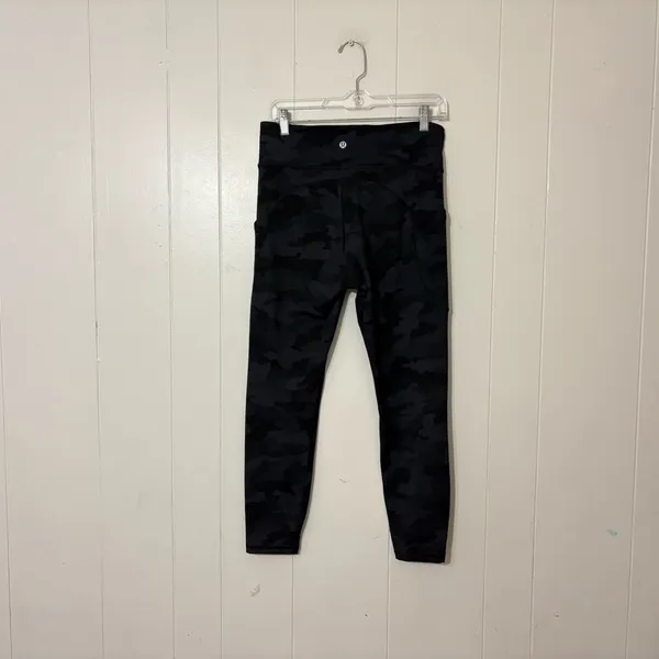 Lululemon Align Pant II Camo Black Gray Size 10 High Rise Yoga Leggings - Image 4