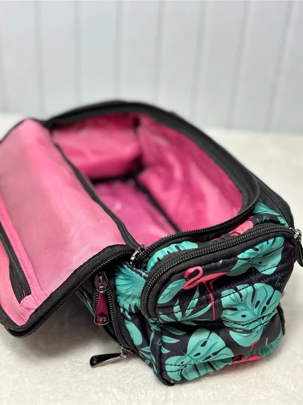 Lug Rare Black Flamingo Trolley‎ Cosmetic Travel Case - Image 4