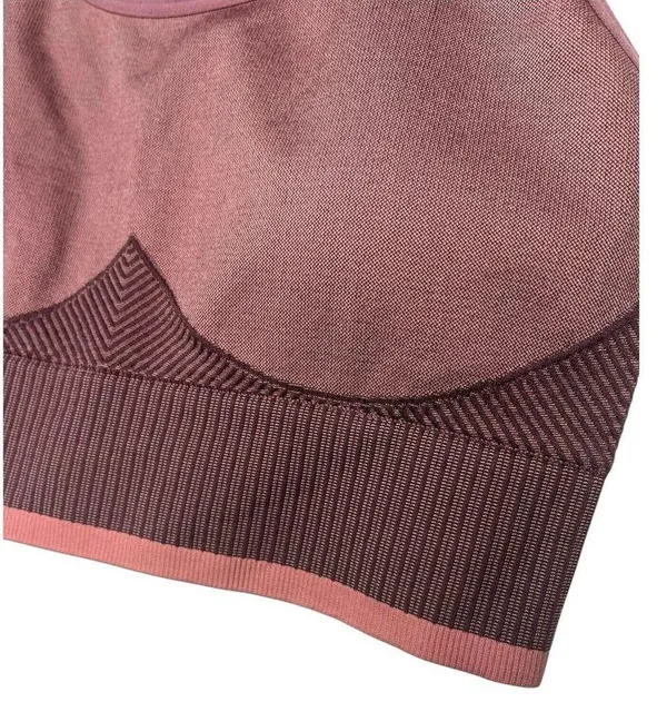 ThirdLove Sports Bra Womens S Kinetic Impact Seamless Light Padding Mauve Pink - Image 8