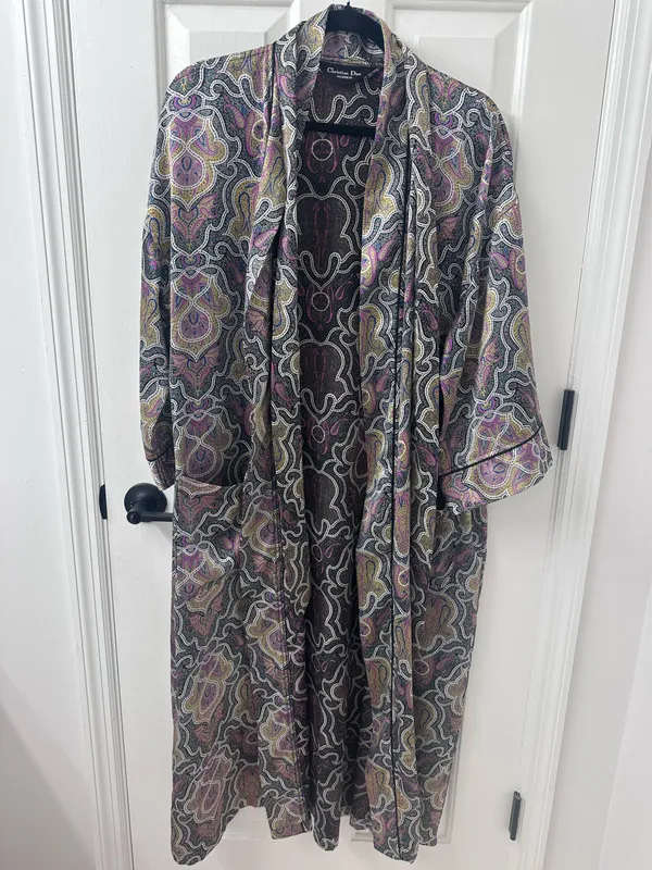 Christian Dior Vintage Robe Floral - Image 5