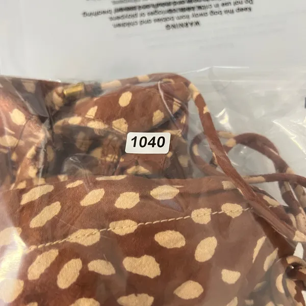 1040 | Urban‎ Outfitters Boho Animal Print High Waisted Cotton Shorts Brown XS - Image 7